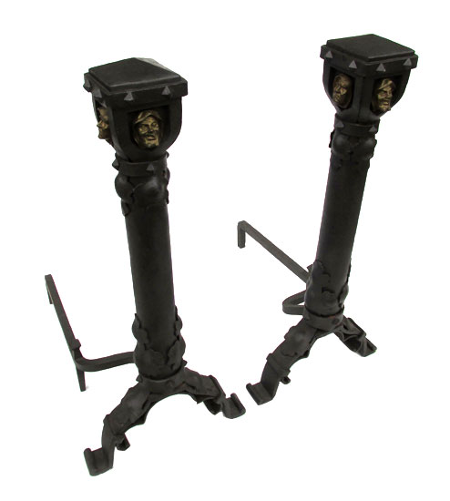 Iron Andirons