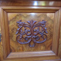Arch Top French Walnut Cabinet