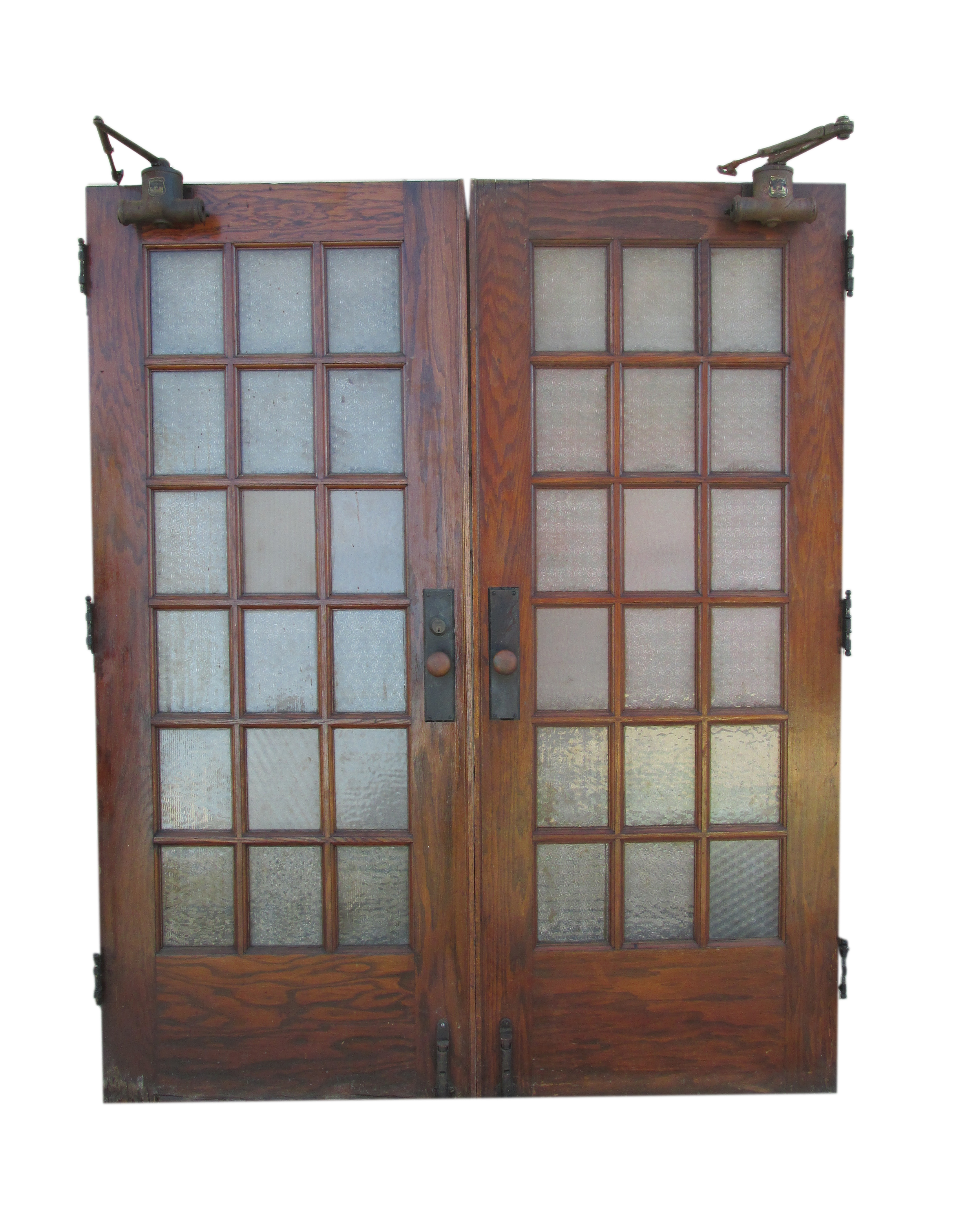 Pair Of Oak Entry Doors