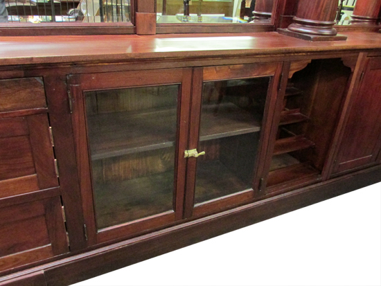 22-Foot Mahogany Back Bar