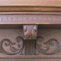 Carved Oak Mantel