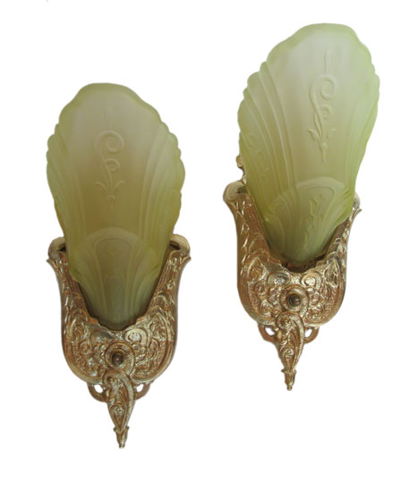 Pair Of Art Deco Sconces