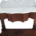 Empire Side Table With Marble Top