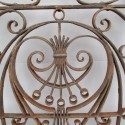 Two Ornate Iron Grills