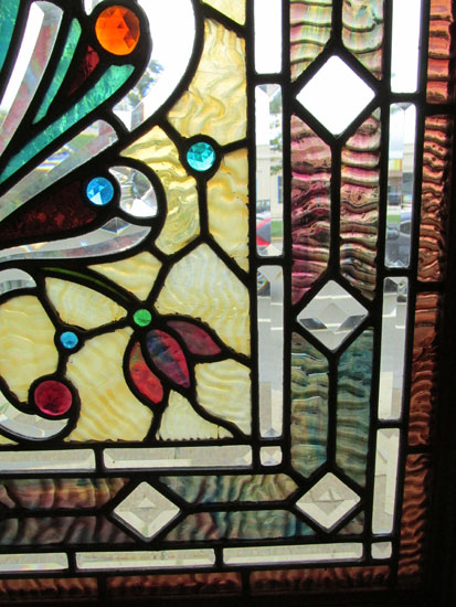 Bevelled & Stained Glass Window