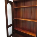 Arched Walnut Bookcase