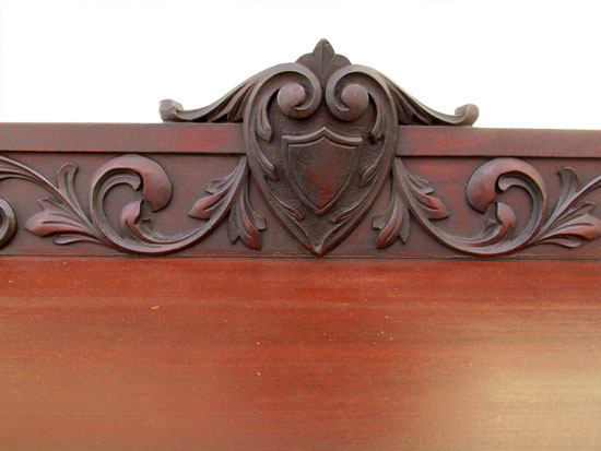 Mahogany Server With Griffins