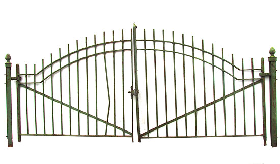 Set of Arched Driveway Gates