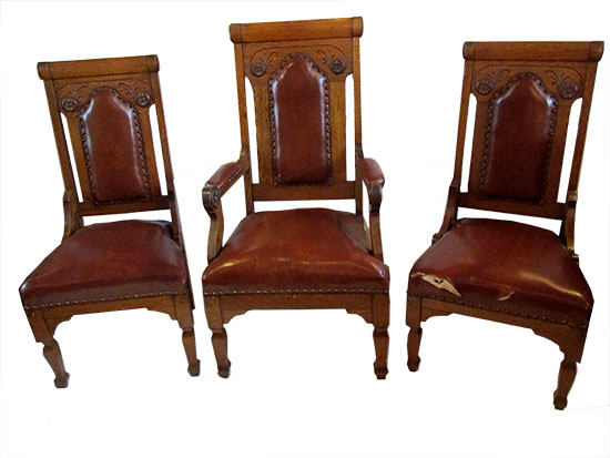 Quarter Sawn Oak Chairs