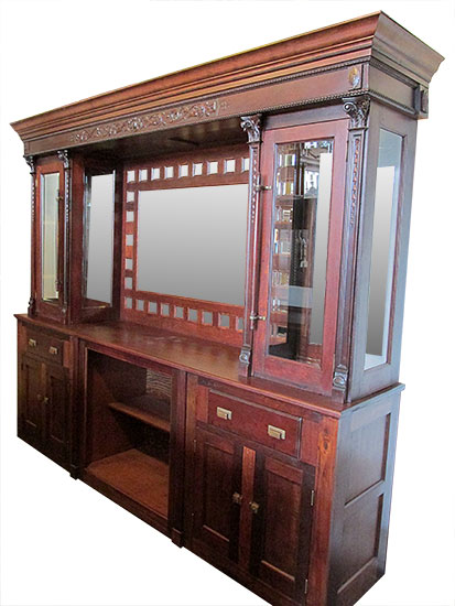 Mahogany Front & Back Bar