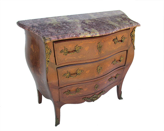 French Marble Top Console