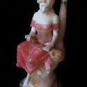 Marble & Alabaster Lady Lamp