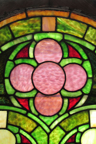 Arched Top Stained Glass Window