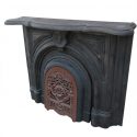 Cast Iron Mantel With Summer Cover