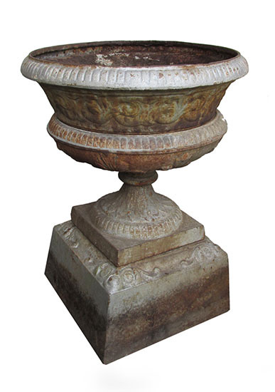 Antique Cast Iron Urn