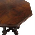 Carved Octagon Side Table