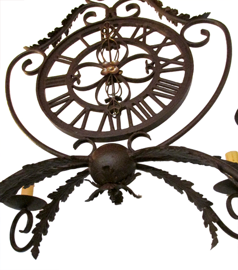 French Six-Arm Light Fixture