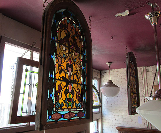 Arched Stained Glass Windows