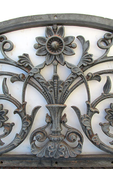Pair Of Cast Iron Arch