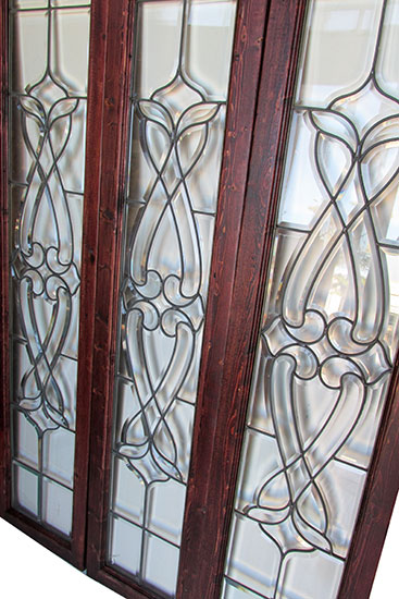 Three Piece Glass Door Surround