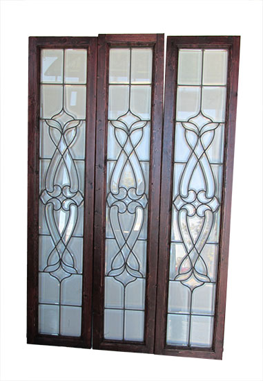 Three Piece Glass Door Surround