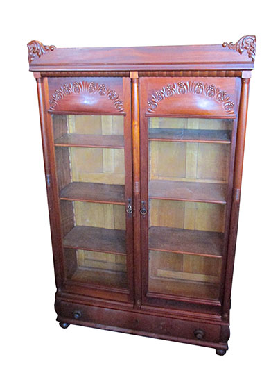 Bookcases Archives Wooden Nickel Antiques, Small Antique Bookcase With Glass Doors