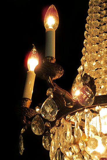 Small Crystal Chandelier