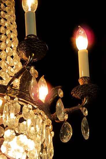 Small Crystal Chandelier