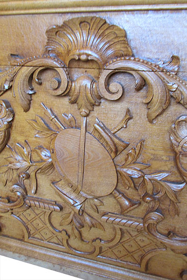 Large Carved Oak Panel