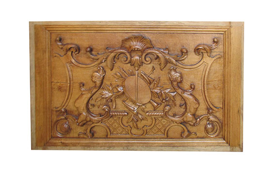 Large Carved Oak Panel