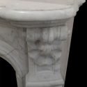 White Marble Mantel