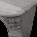 White Marble Mantel