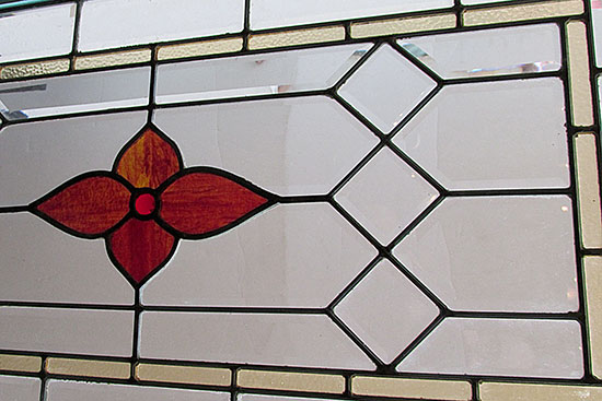 Beveled/Stained Glass Transom