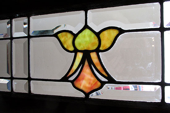 Stained Glass/Beveled Transom