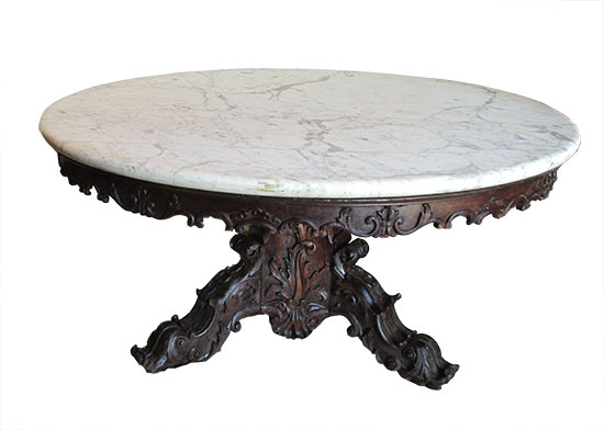 Round Marble Top Table