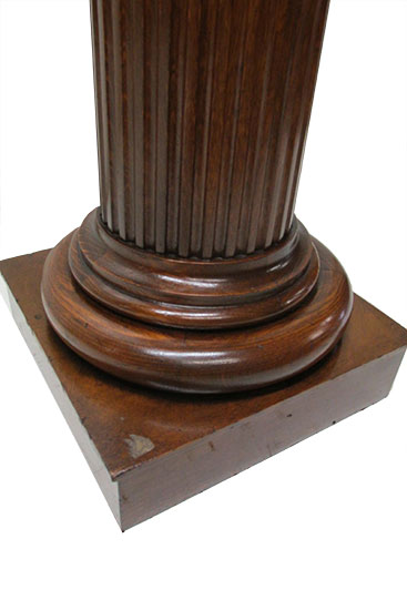 Large Oak Pedestal