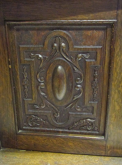 Carved Oak Sideboard