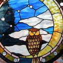 Stained Glass “Owl” Window