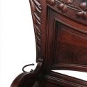 Ornate Carved Hall Tree Bench