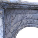 Grey French Louis XVI Marble Mantel