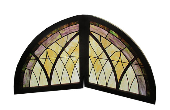 Pair Arch Stained Glass