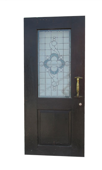 Leaded Glass Door