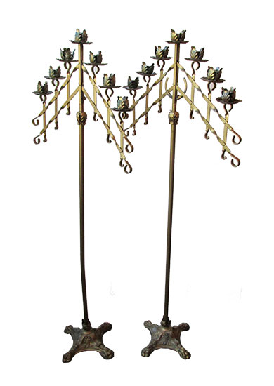 Pair Candelabra Stands