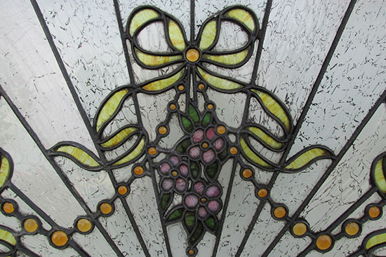 Arched Stained Glass Window