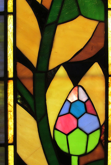 Multiple Stained Glass Panels