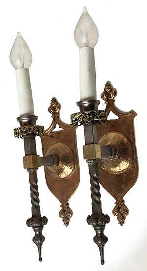 Pair of Single-Armed Sconces