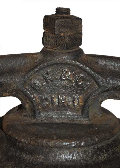 Large Iron Bell, Made in Cincinnati