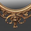 Rococo Gilt Oval Mirror