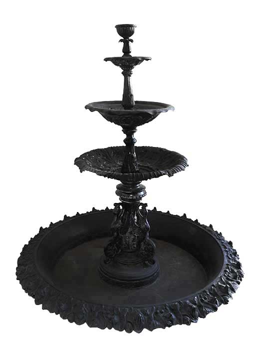 Four-Tier “Fiske” Cast Iron Fountain