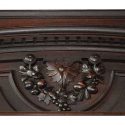 Eastlake Carved Walnut Sideboard, with Marble Counter
